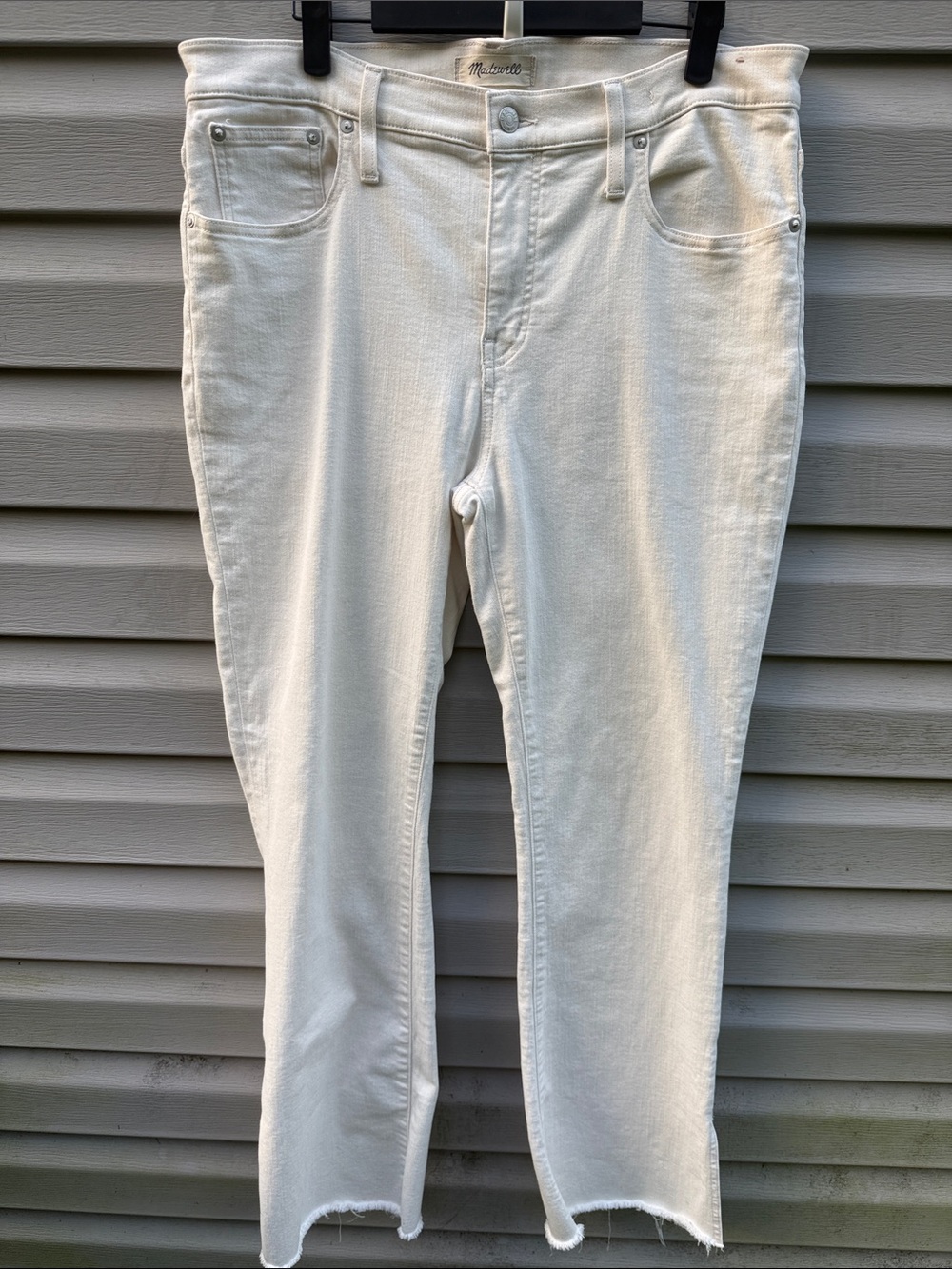 Madewell | Kick Out Full Length Jean White size 31